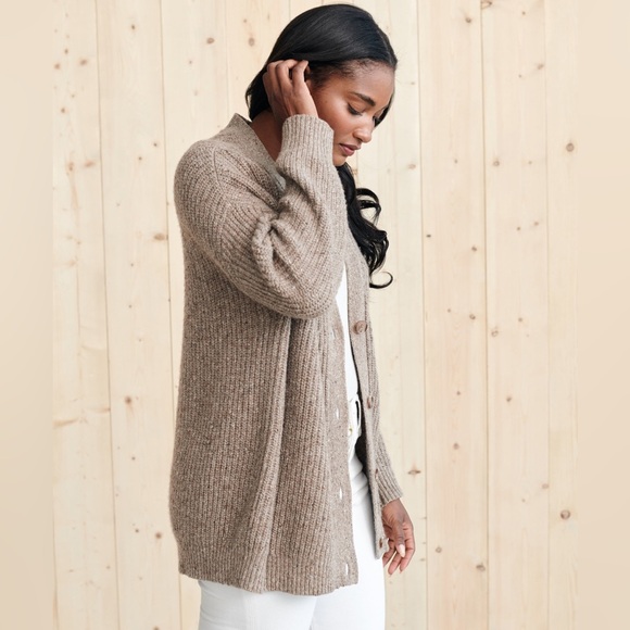 Jenni Kayne Recycled Cashmere Cocoon Cardigan - Picture 3 of 7